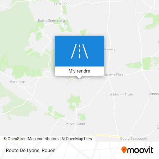 Route De Lyons plan