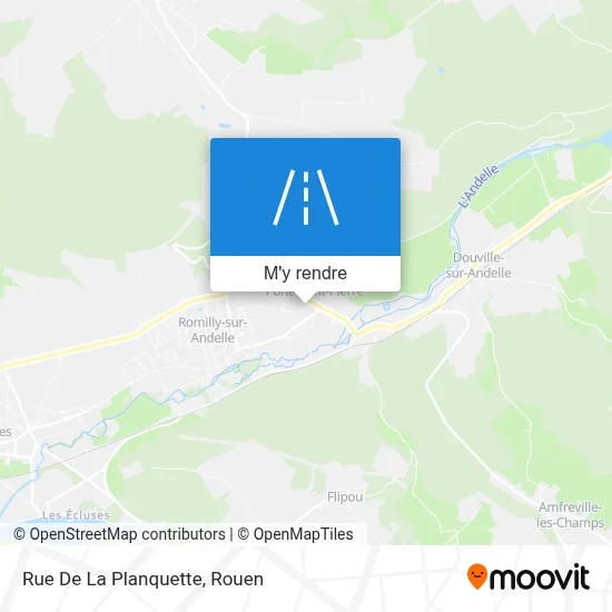 Rue De La Planquette plan
