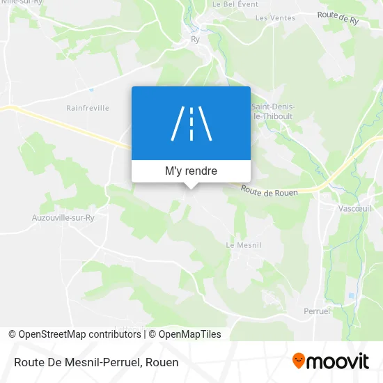 Route De Mesnil-Perruel plan