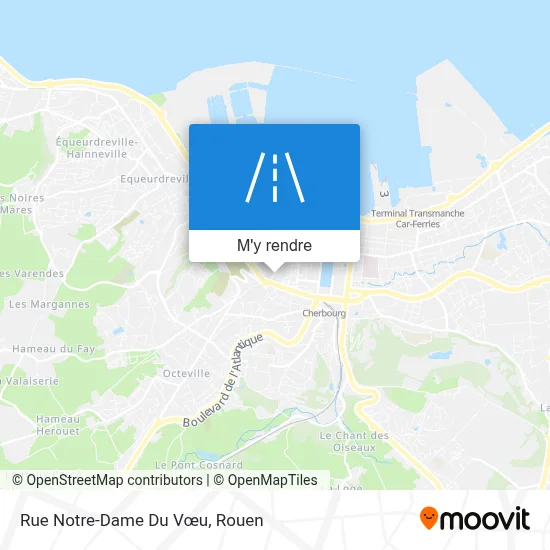 Rue Notre-Dame Du Vœu plan