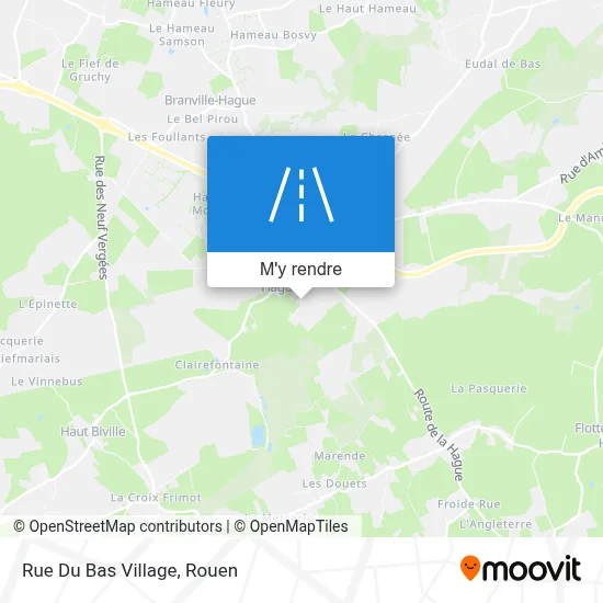 Rue Du Bas Village plan
