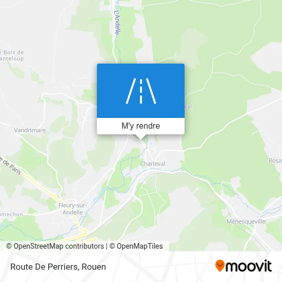Route De Perriers plan