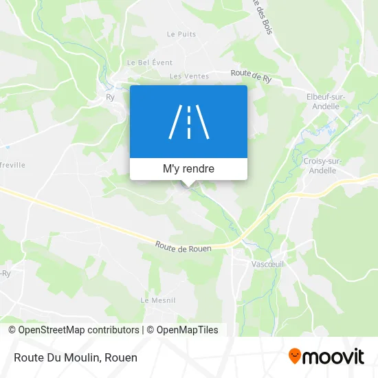 Route Du Moulin plan