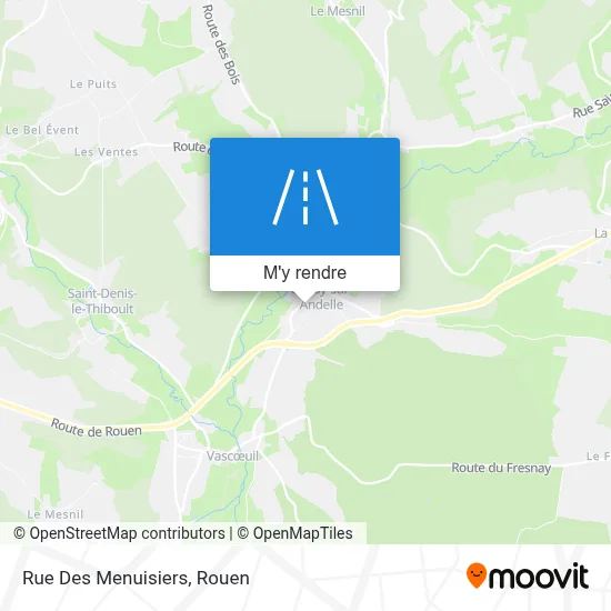 Rue Des Menuisiers plan