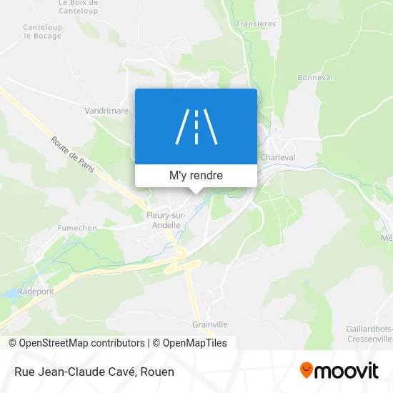 Rue Jean-Claude Cavé plan