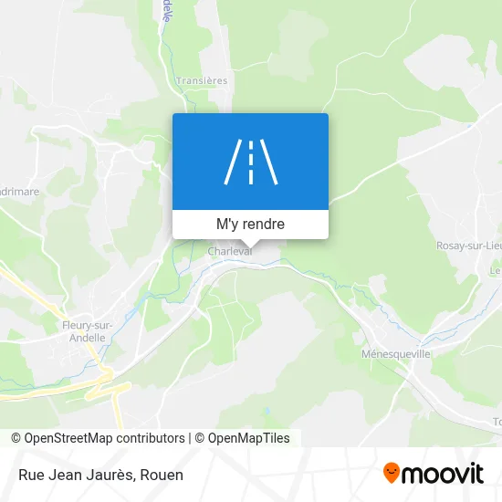 Rue Jean Jaurès plan