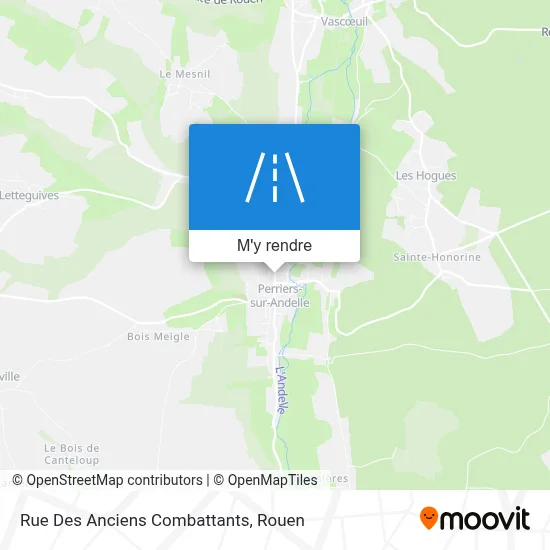 Rue Des Anciens Combattants plan