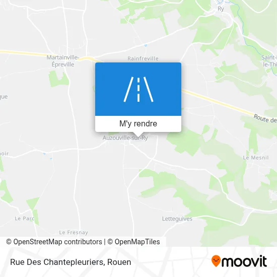 Rue Des Chantepleuriers plan