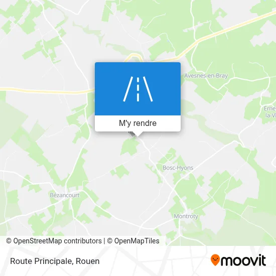 Route Principale plan