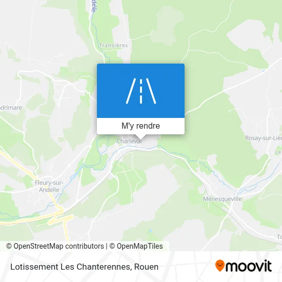 Lotissement Les Chanterennes plan