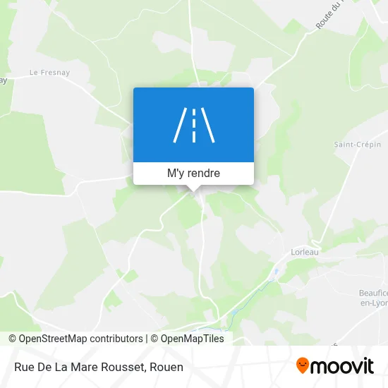 Rue De La Mare Rousset plan