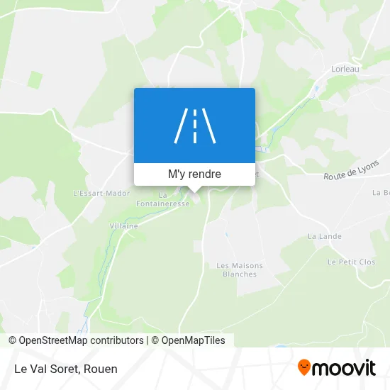 Le Val Soret plan
