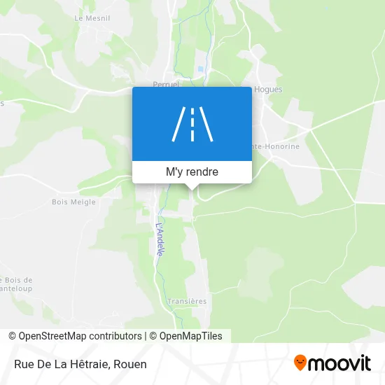 Rue De La Hêtraie plan