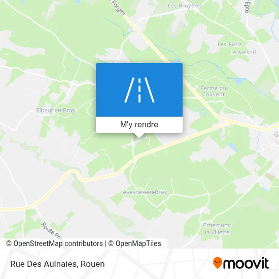 Rue Des Aulnaies plan