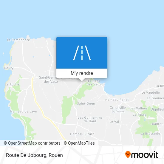 Route De Jobourg plan