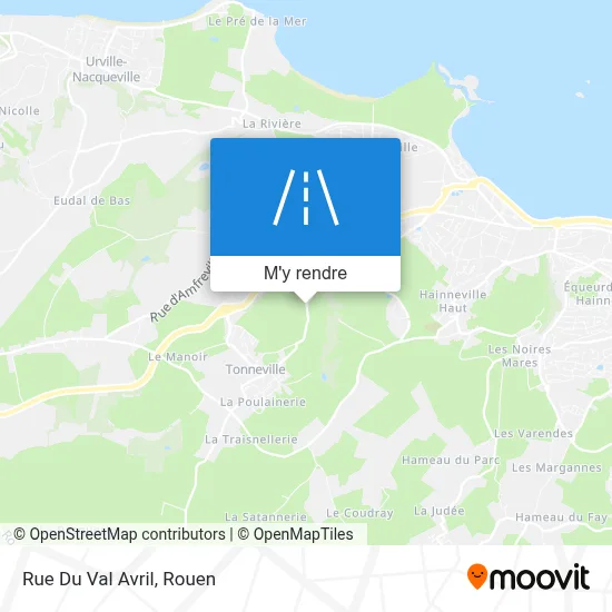 Rue Du Val Avril plan