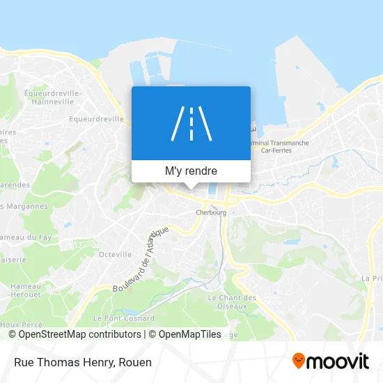 Rue Thomas Henry plan