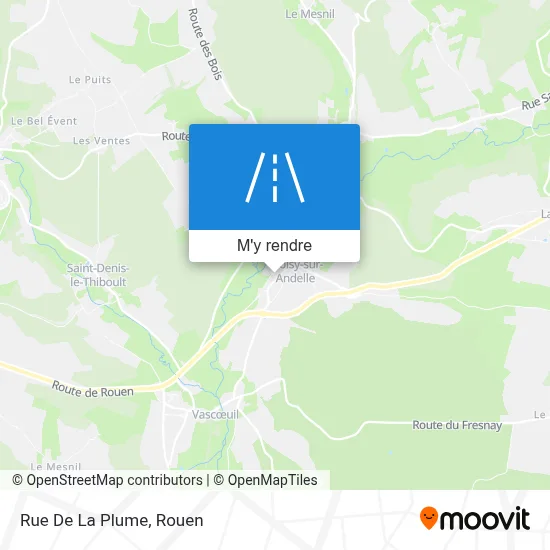 Rue De La Plume plan