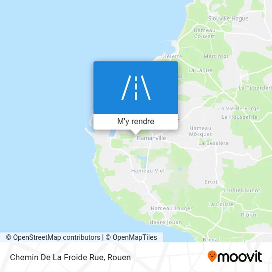 Chemin De La Froide Rue plan