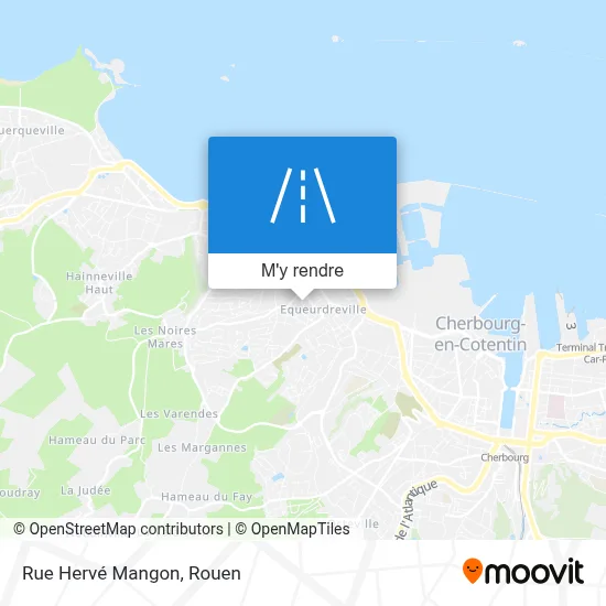 Rue Hervé Mangon plan