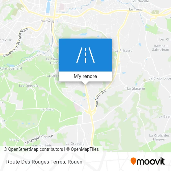 Route Des Rouges Terres plan