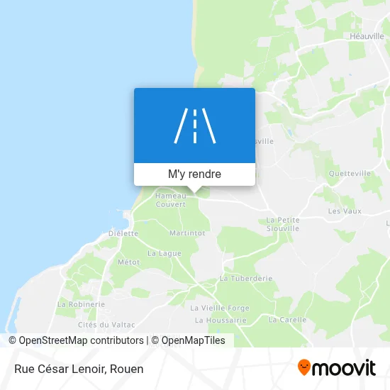 Rue César Lenoir plan
