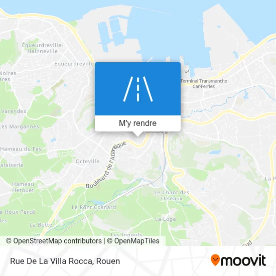 Rue De La Villa Rocca plan