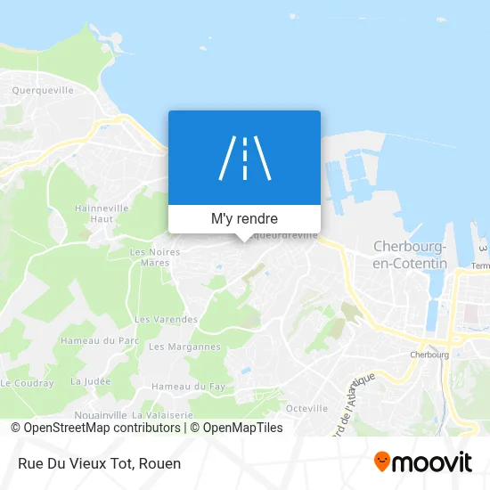 Rue Du Vieux Tot plan