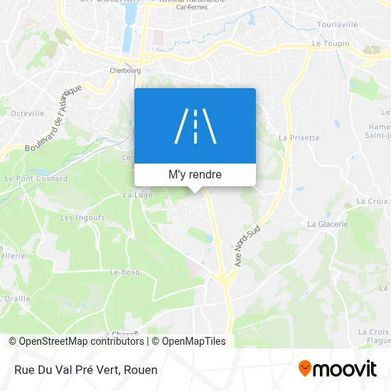 Rue Du Val Pré Vert plan