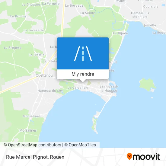 Rue Marcel Pignot plan