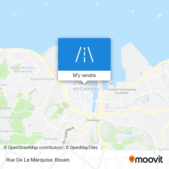 Rue De La Marquise plan