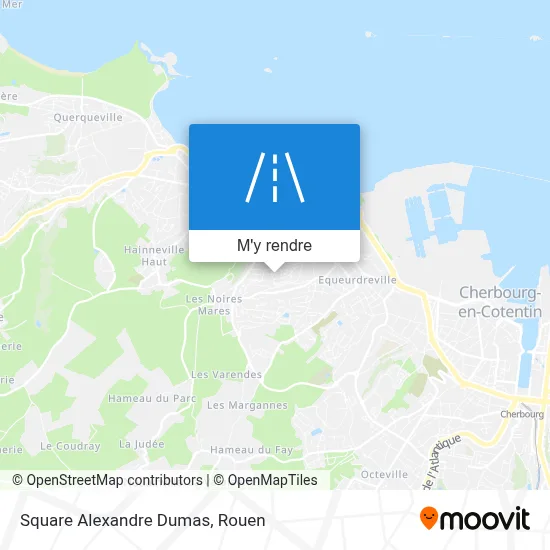 Square Alexandre Dumas plan
