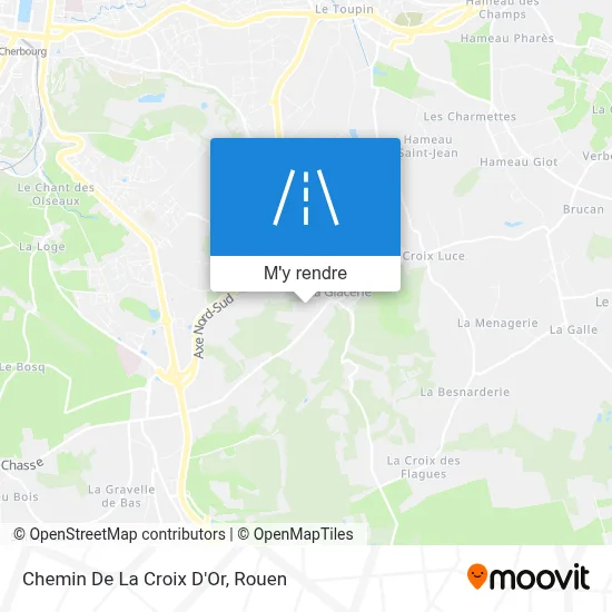 Chemin De La Croix D'Or plan