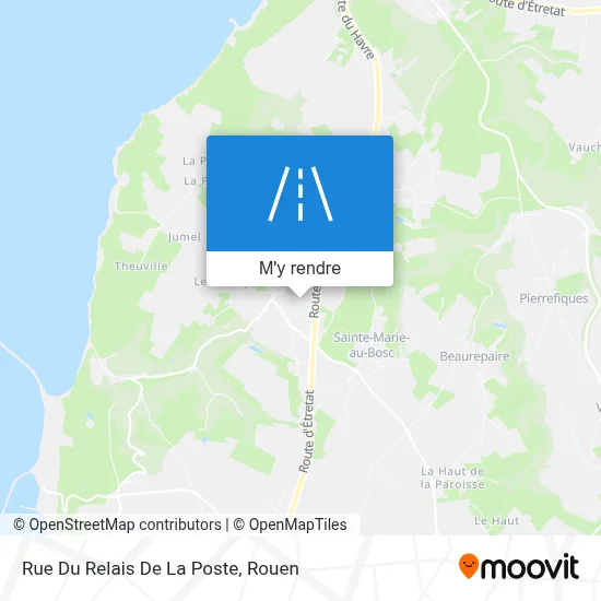 Rue Du Relais De La Poste plan