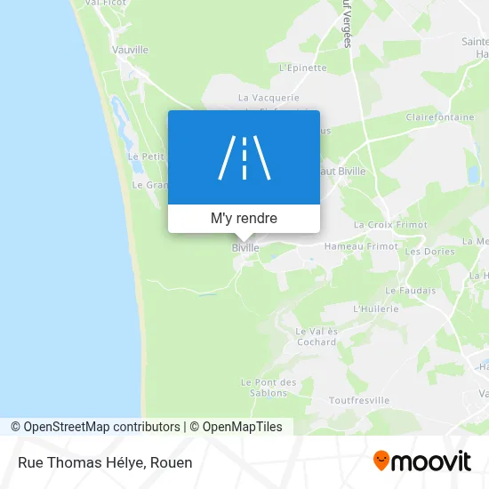 Rue Thomas Hélye plan