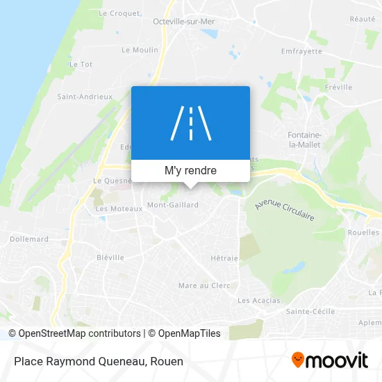 Place Raymond Queneau plan
