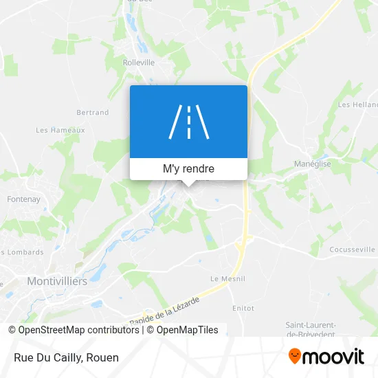 Rue Du Cailly plan