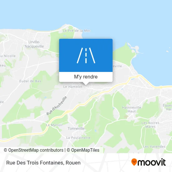 Rue Des Trois Fontaines plan
