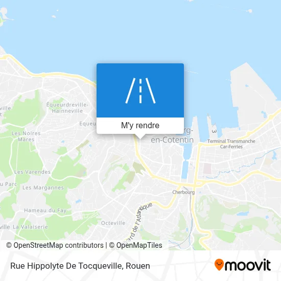 Rue Hippolyte De Tocqueville plan