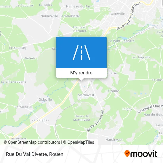 Rue Du Val Divette plan