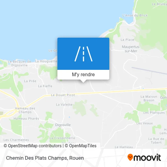 Chemin Des Plats Champs plan