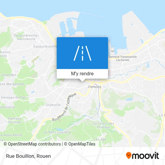Rue Bouillon plan