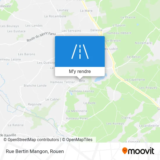 Rue Bertin Mangon plan