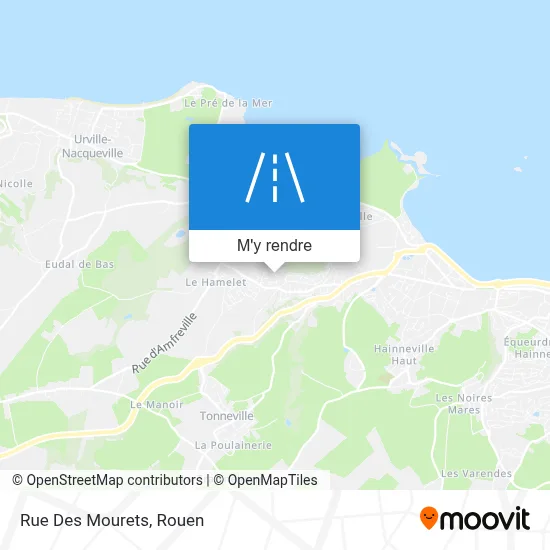 Rue Des Mourets plan