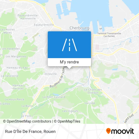 Rue D'Île De France plan