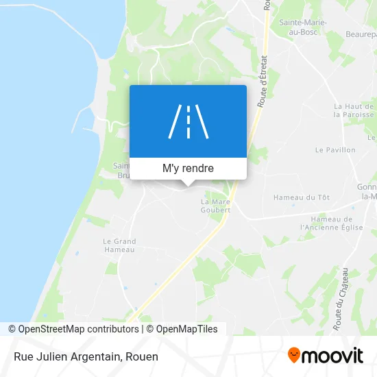 Rue Julien Argentain plan