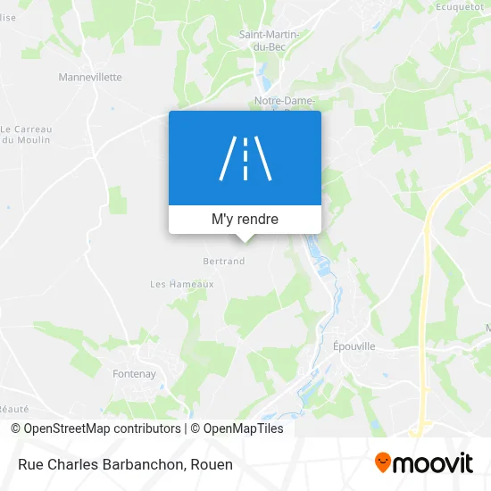 Rue Charles Barbanchon plan