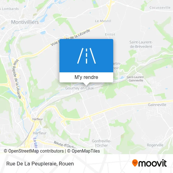 Rue De La Peupleraie plan