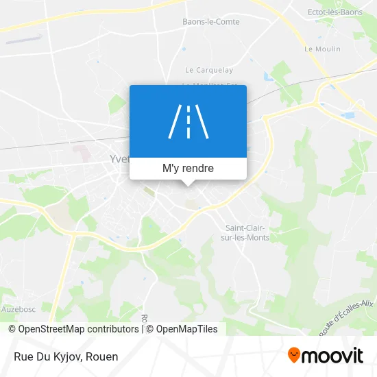 Rue Du Kyjov plan