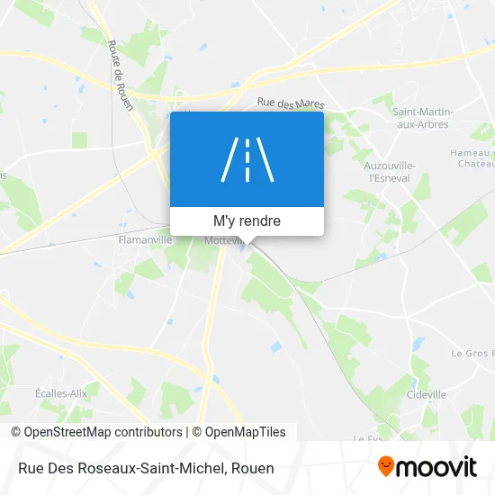 Rue Des Roseaux-Saint-Michel plan
